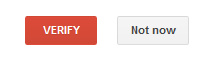 Verify Button - Webmaster Tools