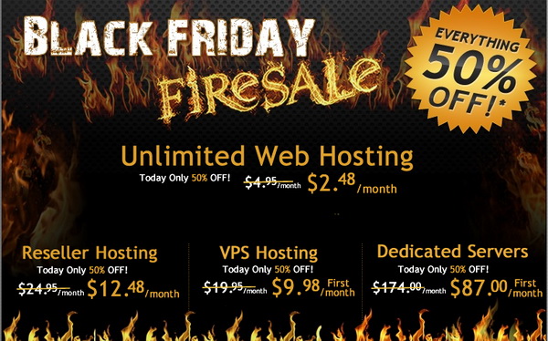 HostGator Black Friday Sales