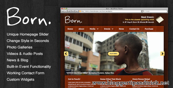 Born Premium WordPress Template