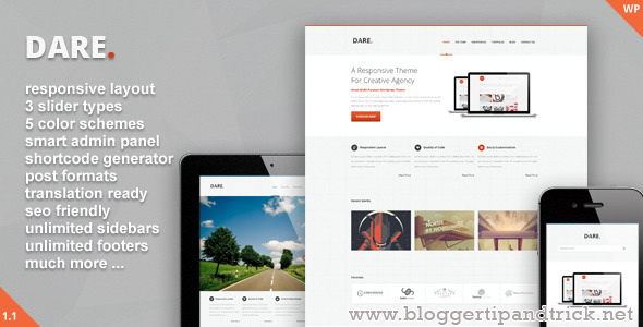 Dare Premium WordPress Template