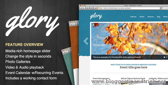 Glory Premium WordPress Template