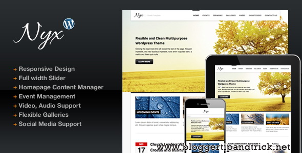 Nyx Premium WordPress Template