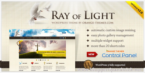 Ray Of Light Premium WordPress Template