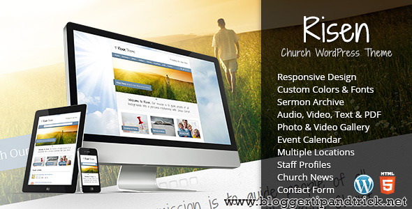 Risen Premium WordPress Template