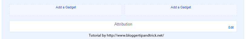 Blogger Attribution Widget