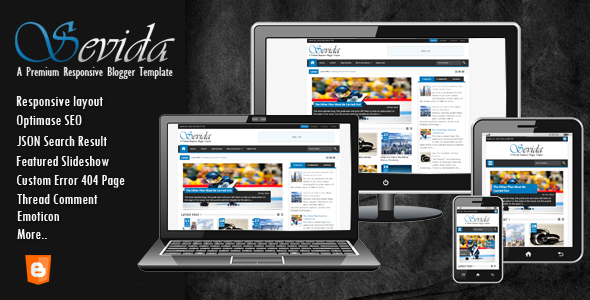 Sevida Blogger Template