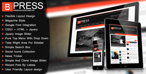 Bpress Blogger Template