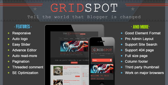 Grid Spot Blogger Template