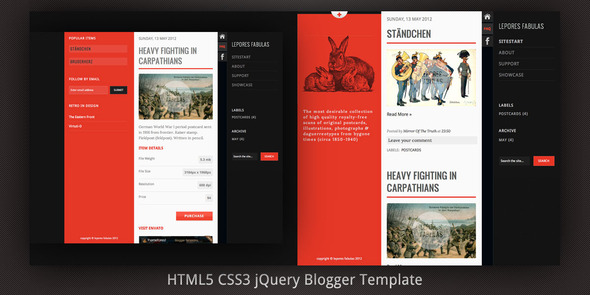 Lepores Fabulas Blogger Template