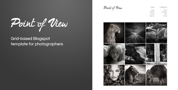 Point Of View Blogger Template