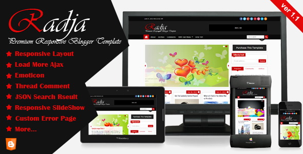 Radja Blogger Template