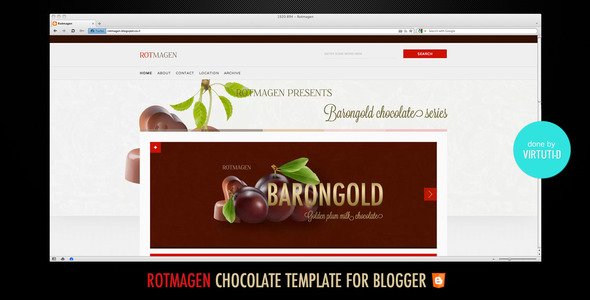 Rotmagen Blogger Template