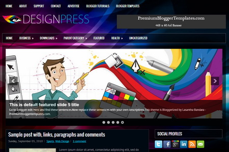 DesignPress Blogger Template