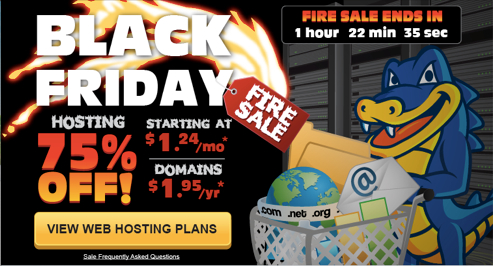 HostGator Black Friday-Cyber Monday 2013