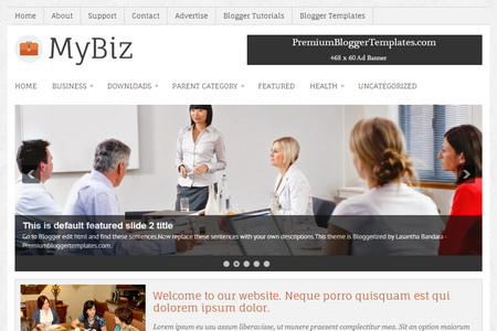 MyBiz Blogger Template