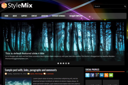 StyleMix Blogger Template
