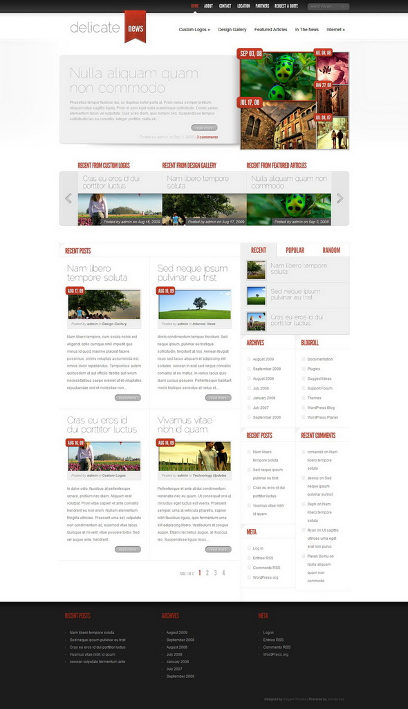 DelicateNews WordPress Theme