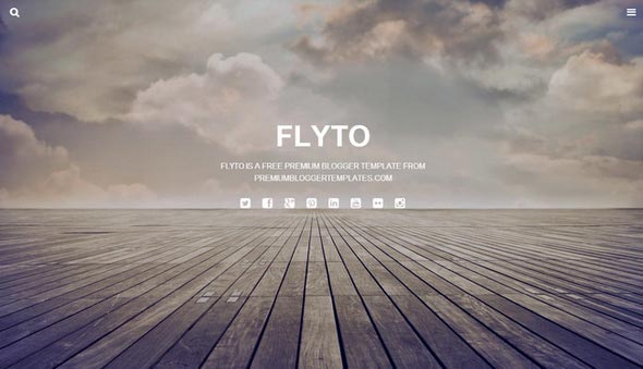 Flyto Blogger Template