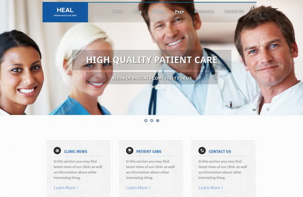 HEAL - Responsive Medical WordPress Theme