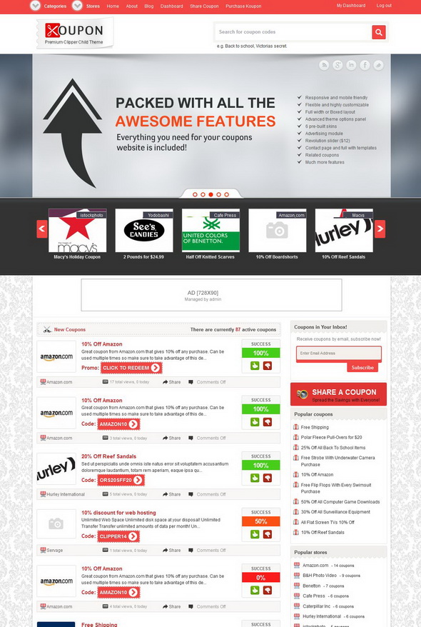 Koupon - Coupon WordPress Theme