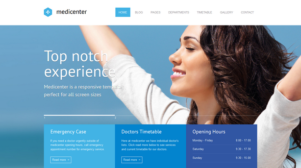 MediCenter - Responsive Medical WordPress Theme