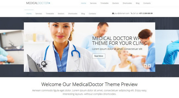  MedicalDoctor - WordPress Theme For Medical