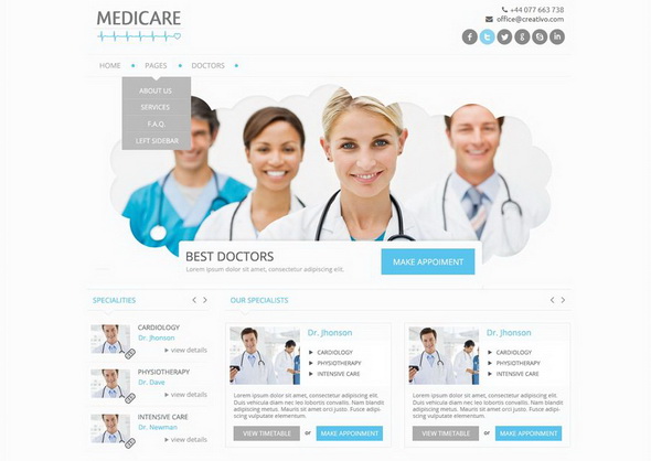  Medicare – Responsive Medical WordPress Theme