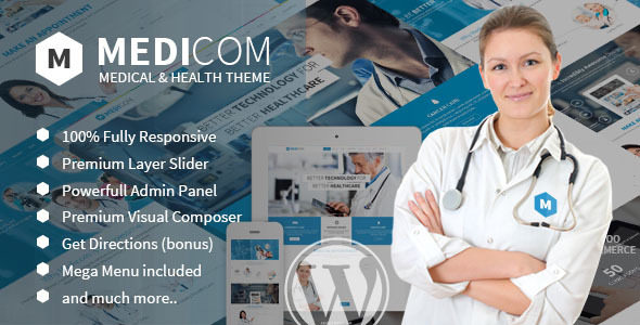 Medicom - Medical & Health WordPress Theme 