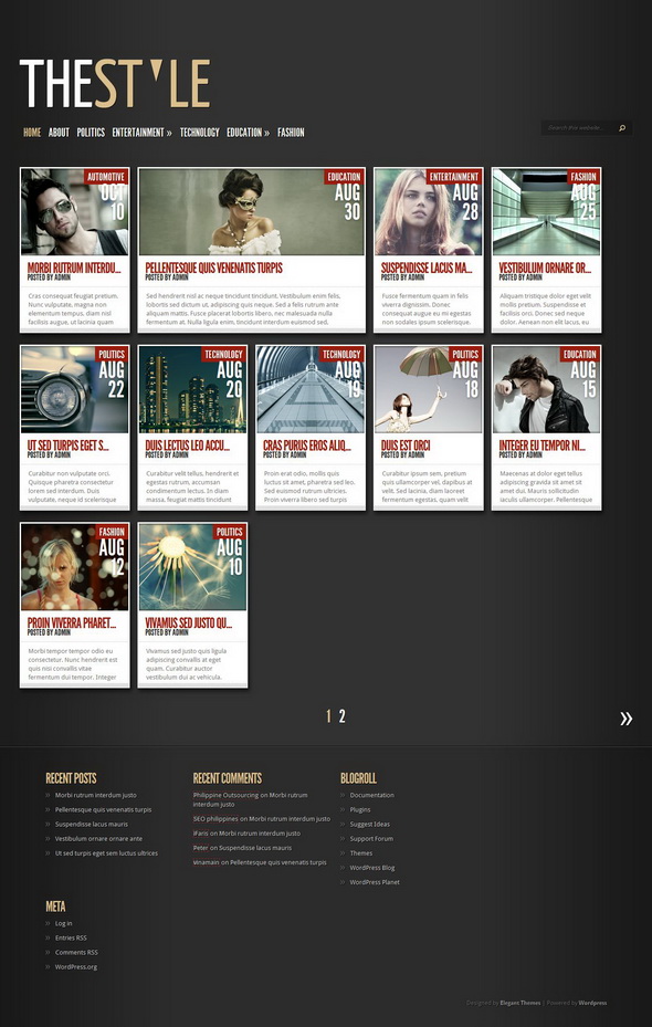 TheStyle WordPress Theme