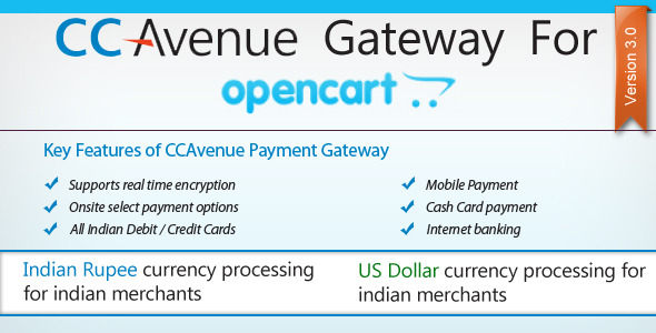 CC Avenue Payment Module for OpenCart 