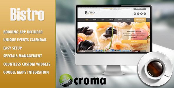 Bistro - Responsive Foodie App-theme