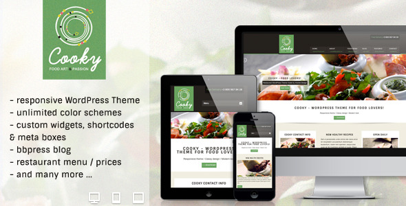 Cooky - Restaurant Responsive WordPress Theme