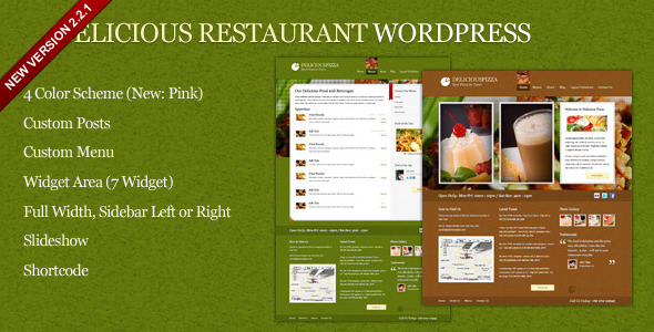 Delicious Restaurant WordPress