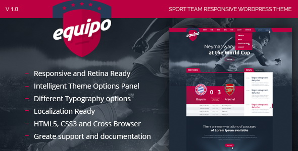 Equipo - Responsive WordPress Theme