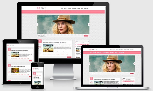 Frau Blogger Template