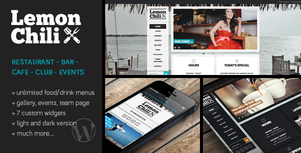 LemonChili - a Premium Restaurant WordPress Theme