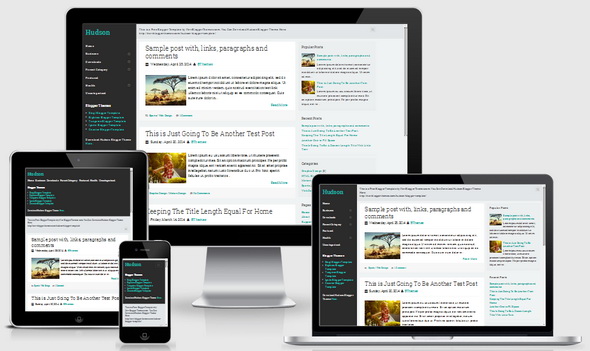 Hudson Blogger Template