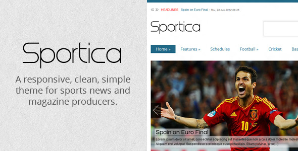 Sportica - Responsive Sports News/Magazine 