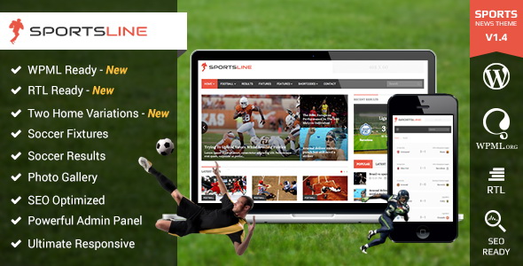 Sportsline - Responsive Sports News Theme