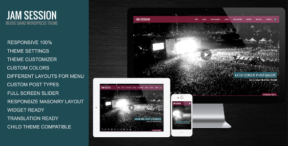 JamSession - Music & Music Band WordPress Theme