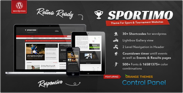 Sportimo - Sport & Events Magazine Theme