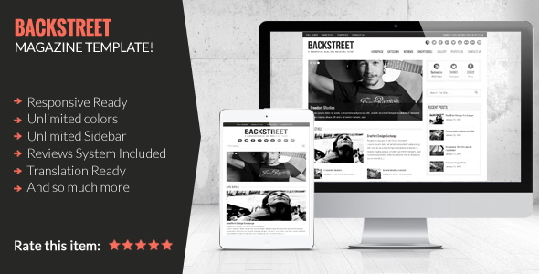 Backstreet - Blog & Magazine WordPress Theme