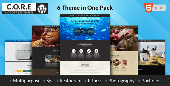 Core - Multipurpose One Page Theme