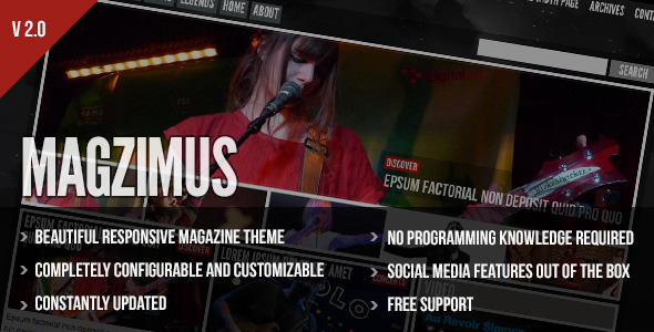 Magzimus - Blog & Magazine theme