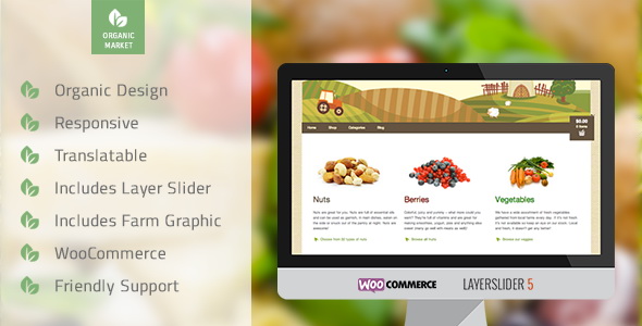 Organic Market - Friendly Ecommerce Theme