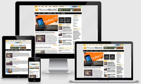 PhoneWorld Blogger Template