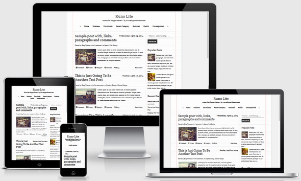 Runo Lite Blogger Template