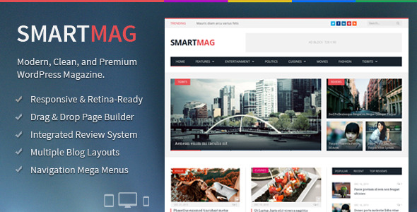 SmartMag - Responsive & Retina WordPress Magazine Theme