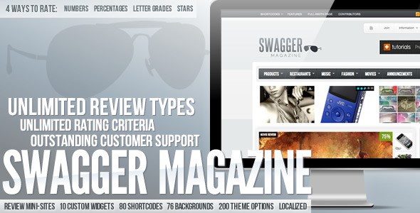 SwagMag - WordPress Magazine/Review Theme