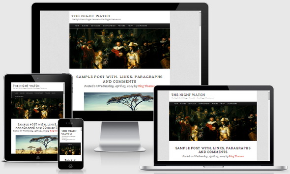 The Night Watch Blogger Template